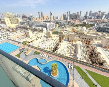 Fully Furnished | 12 cheques | Balcony | Pool View